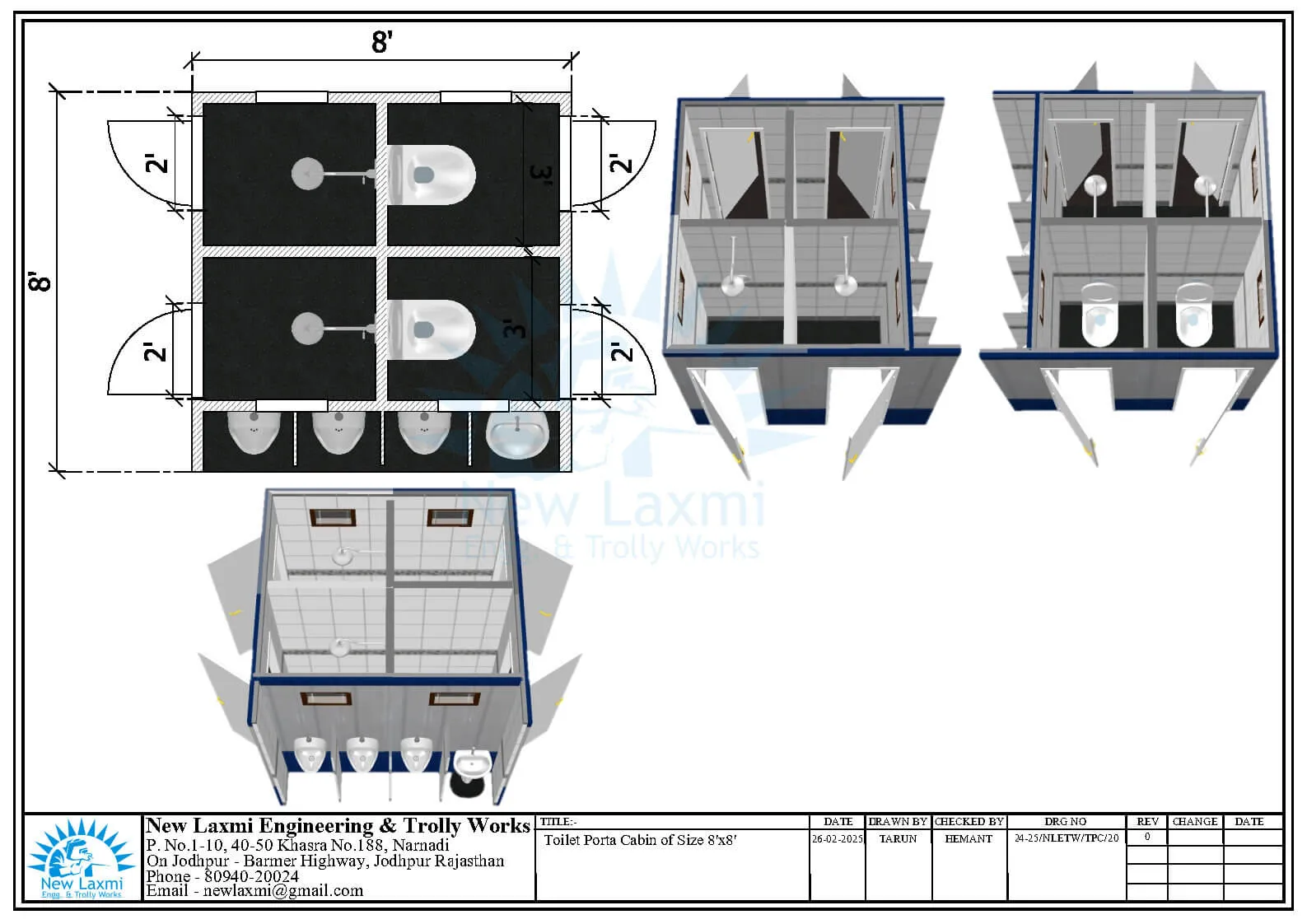 Office Cabin Layout